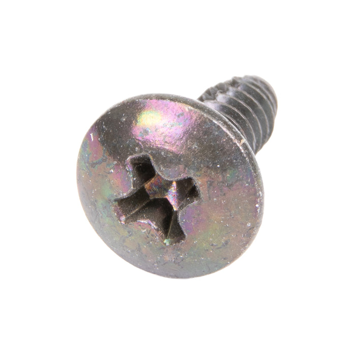 Thread-Cutting Screw Phillips Truss #6-32 UNC x 3/8" LG, Type 1 Hardened Steel, Black Zinc Finish by Spaenaur Inc.