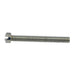 Machine Screw, Fillister Head, Slotted Drive, #10-24 UNC x 1/4" Length, Steel Zinc Plated by Spaenaur Inc.