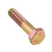 Hex Head Cap Screw, DIN 931 M5 x 0.80 x 50mm LG, Partial THRD Class 8.8 Steel Yellow Zinc Plated DIN 931/8.8-YZ M5X50 by Spaenaur Inc.