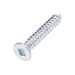 Tapping Screw, Flat Head Square Socket Drive, Type AB, #6 x 3/4" Length, Steel Zinc Plated by Spaenaur Inc.