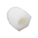 Écrou borgne, 1/4"-20, largeur à plat (WAF) 0,425", épaisseur (THK) 0,475", nylon, UL94V2, fabriqué par Spaenaur Inc.
