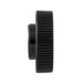 Shear-Loc Knob, Metric, Fine Ribbed M3 x 9.5mm OD Dupont Delrin 500 Black by Spaenaur Inc.