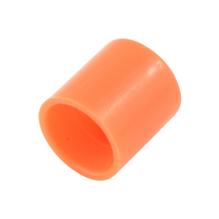 Bouchon pour tube peu profond, diamètre intérieur 5/16 po x longueur intérieure 3/8 po, polyéthylène basse densité, couleur orange, par Spaenaur Inc.
