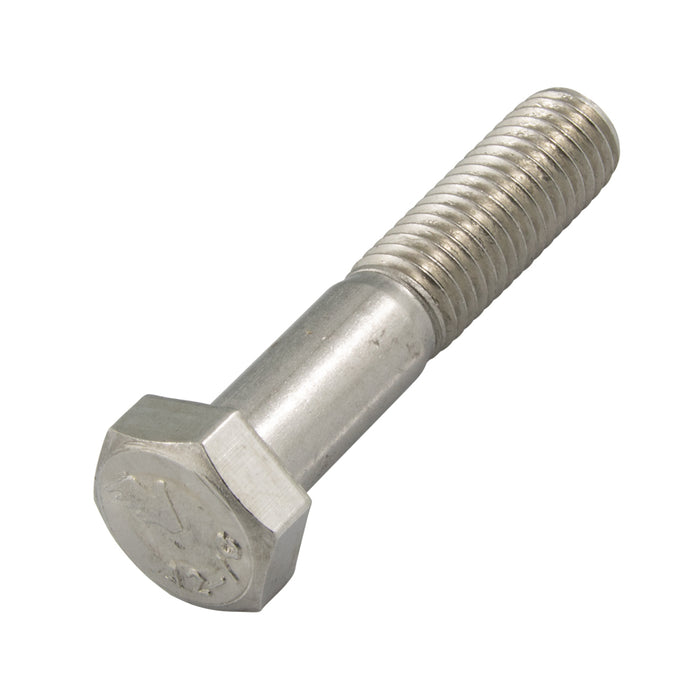 Hex Head Cap Screw DIN 931 M24 x 3.00 x 120mm LG, Partial THRD A2 Stainless Steel DIN 931/A2 M24X120