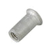Rivkle Blind Rivet Nut Countersunk Head Open End M8 x 1.5-4.5mm Grip Range, for 11mm Hole DIA. Aluminum Plain Finish by Spaenaur Inc.