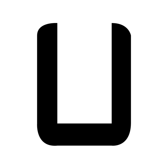Profilé extrudé en forme de « U » en longueurs de 50 pieds. Composé SBR 70 Duro.