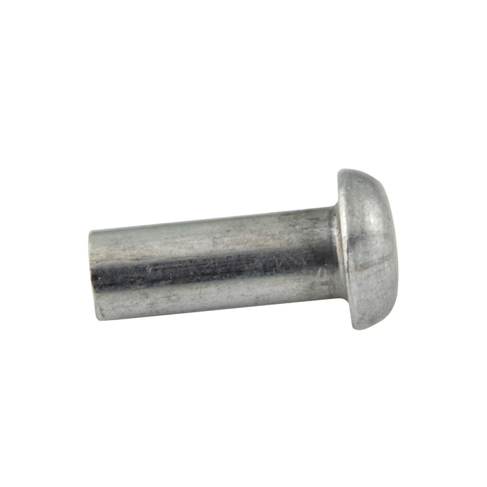 Rivet à tête cylindrique en aluminium massif 1/8 po de diamètre x 3/16 po de longueur Aluminium-1100F ordinaire Conforme aux spécifications de la norme ASME B18.1.1-1972 (R1981) par Spaenaur Inc.