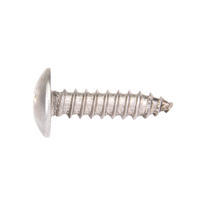 Vis autotaraudeuse, tête troncée inviolable ; empreinte Tri-Wing®, type A, n° 8 x 3/4 po de longueur, acier inoxydable