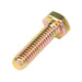 Hex Head Cap Screw Sae 7/8"-9 UNC x 2-3/4" LG Grade 8 Medium Carbon Alloy Steel Zinc Plated with Yellow Dichromate ANSI B18.2.1-1965 by Spaenaur Inc.