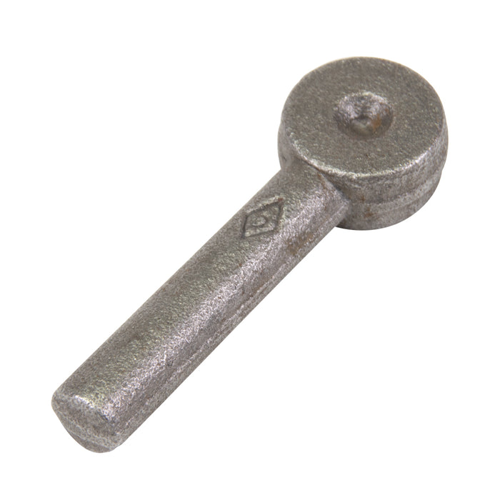 Écrou à œil à extrémité de tige, forgé brut, diamètre de tige 1 po x centre de l'œil à l'extrémité 12 po, acier C-1030, forgé à chaud, traité thermiquement, couleur naturelle