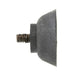 Ventouse avec vis n° 8-32 x 1/4 po, diamètre extérieur 1 po x hauteur 7/16 po, ISOprene noir, dureté 50, par Spaenaur Inc.