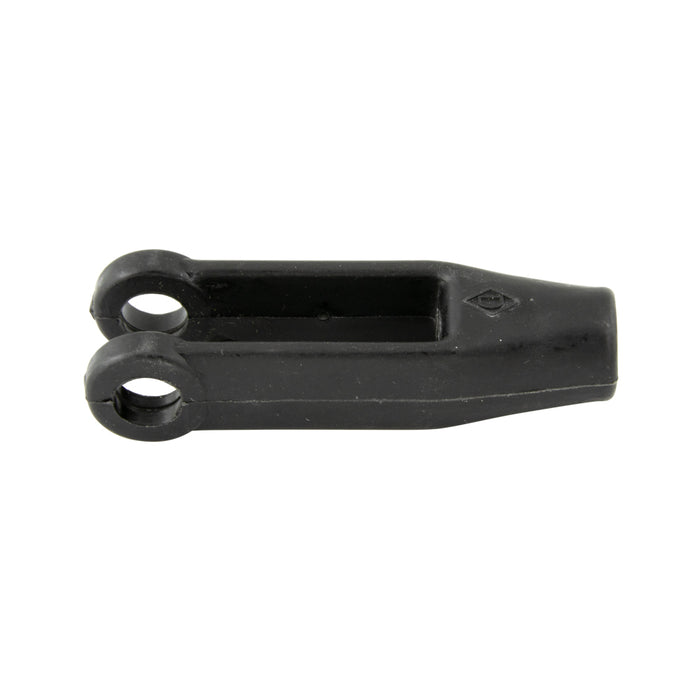 Right Hand Yoke,Spring Steel Insert 1/2"-20 Nf x 3" O/A LGTH Reinforced Fibreglass, Black