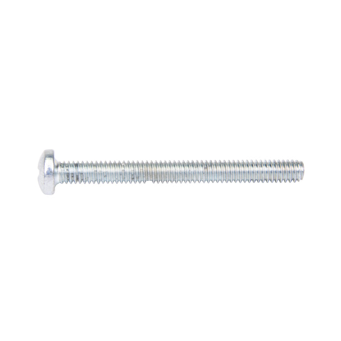 Machine Screw, Pan Head, Phillips Drive, M4 x 0.70 mm UNC x 8 mm Length, Steel Zinc Plated Yellow