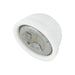 Écrou à emboîter, blanc, pour goujon de 0,187" (3/16") de diamètre. Insert en acier à ressort, capuchon en plastique, de la marque Spaenaur Inc.