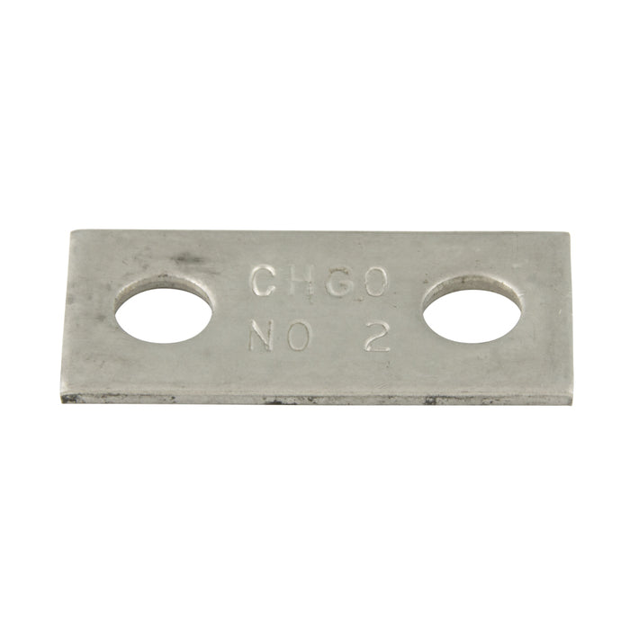 Plaque de fixation uniquement pour boulon en U, taille de tuyau 1 1/4" et 1 1/2", 3/4" L x 3-1/8" l x 0,086-0,095" Acier zingué par Spaenaur Inc.