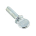 Thumb Screw with Shoulder 1/4"-20 UNC x 3/4" Low Carb Steel Cold forged Zinc (Clear) Chromate Plated by Spaenaur Inc.