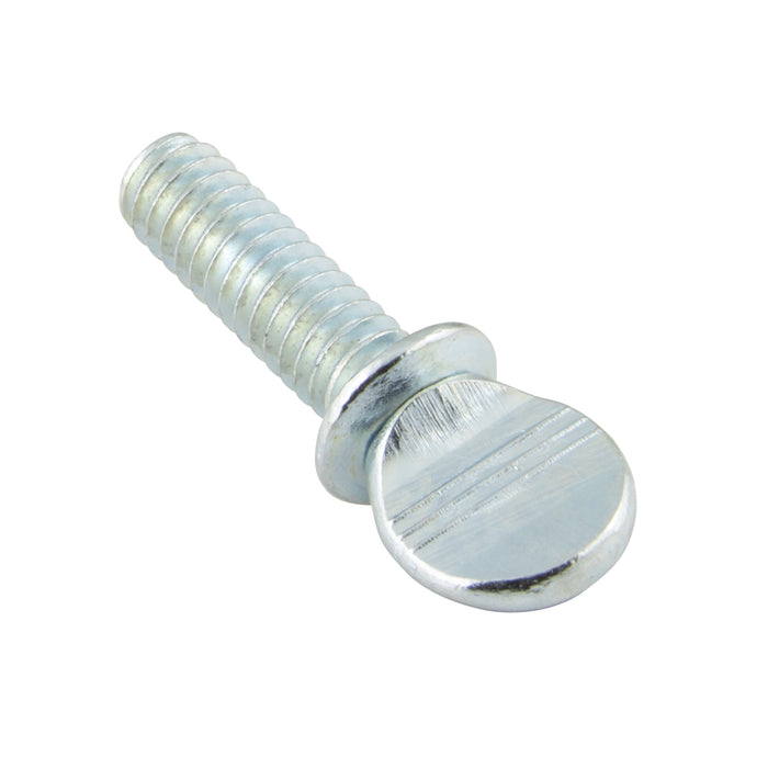 Thumb Screw, with Shoulder 1/4"-20 UNC x 2" LONG Low Carbon Steel Zinc Plated