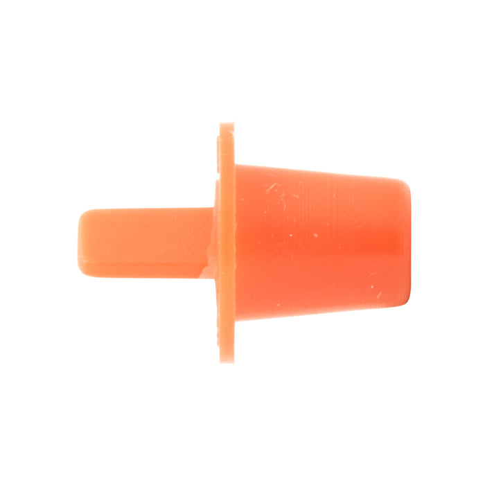 Bouchon à tirer 27/32 po de diamètre intérieur x 17/32 po de longueur Polyéthylène basse densité Couleur orange par Spaenaur Inc.