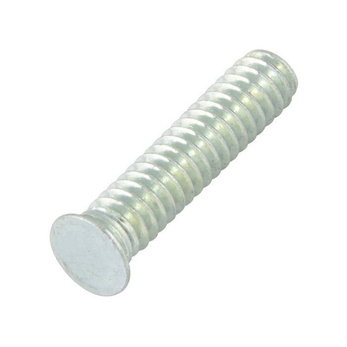 Goujon auto-serrant n° 10-24 UNC x 7/8" LGTH en acier au carbone traité thermiquement, zingué transparent, conforme à la norme ASTM B633-85, fabriqué par Spaenaur Inc.