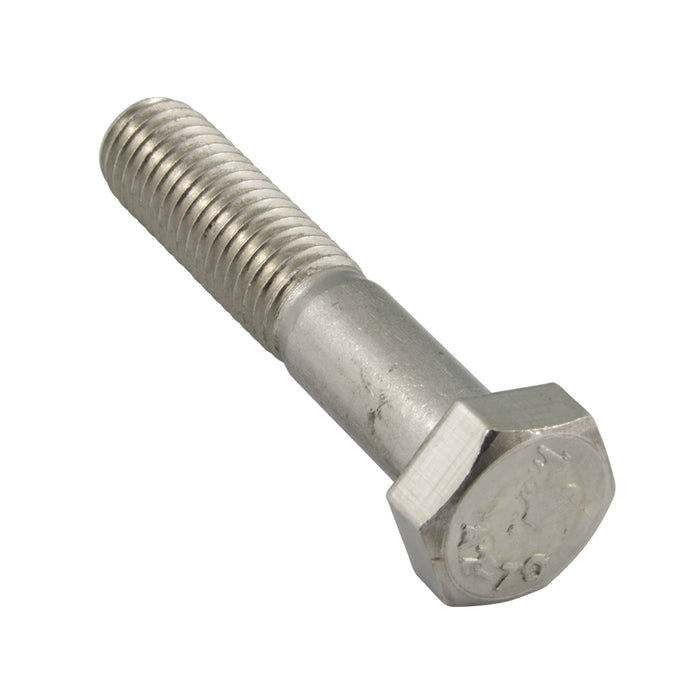 Hex Head Cap Screw DIN 931 M10 x 1.50 x 75mm LG Partial Thread A2 Stainless Steel DIN 931/A2 M10X75
