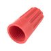 Wire Nut Twist-On with Brass Insert Zinc Pl 12 x #18, 2-4 x #12, 2-3 x #10 Nylon Red by Spaenaur Inc.