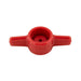 Shear-Loc Tee Knob, Metric M5 Dupont Delrin 500 Red by Spaenaur Inc.