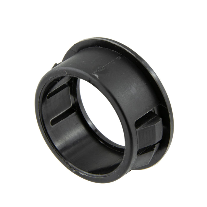 Snap-In Bushing .625" Hole DIA x 1/2" ID x 23/32" Head DIA x 13/32" HT x .125" Max Grip THK, Nylon Black