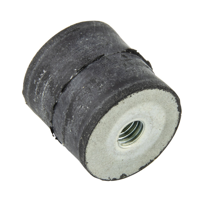 Elasto Anti-Vibration Mount, Soft Hardness, Type C, force 145 Lbs 20mm x 30mm, M6 Coarse Thread Natural Rubber 40 Deg Irh / Steel Plates by Spaenaur Inc.