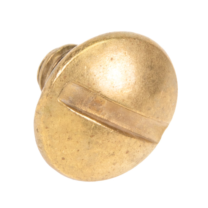 Machine Screw, Truss Head, Slotted Drive, #8-32 UNC x 3/16" Length, Brass Plain by Spaenaur Inc.