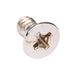 Machine Screw, Flat Head, Phillips Drive, #10-24 UNC x 3/8" Length, Steel Nickel Plated by Spaenaur Inc.
