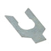 Shim, Caster-Camber, 1 15/32" LG x 15/16" W., 1/64" Thickness, 7/16" Slot Width Low Carbon Steel Zinc Plated by Spaenaur Inc.
