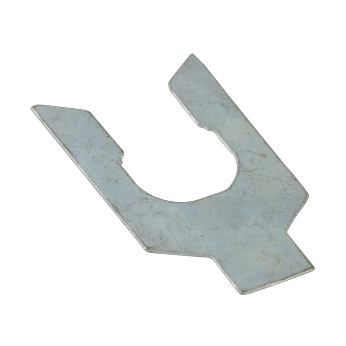Shim, Caster-Camber, 1 15/32" LG x 15/16" W., 3/16" Thickness, 7/16" Slot Width Low Carbon Steel Zinc Plated