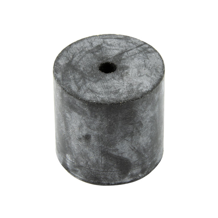 Recess Type Bumper with Steel Washer Insert 1-1/2" OD x 1/4" ID x 3/4" Sbr Black, 65-70 Duro