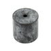 Rubber Recess Bumper with Steel Washer Insert 1" OD x 1" HT x 3/8" Sbr Black, 65-70 Duro by Spaenaur Inc.