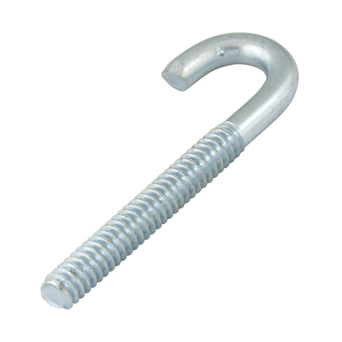 "J" Bolt 1/4"-20 UNC x 6" O/A LGTH Steel Zinc Plated