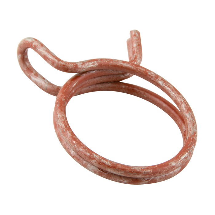 Collier de serrage à double fil métallique, diamètre nominal 0,299 po x diamètre du fil 0,039 po, fil à haute résistance, zingué doré, fabriqué par Spaenaur Inc.