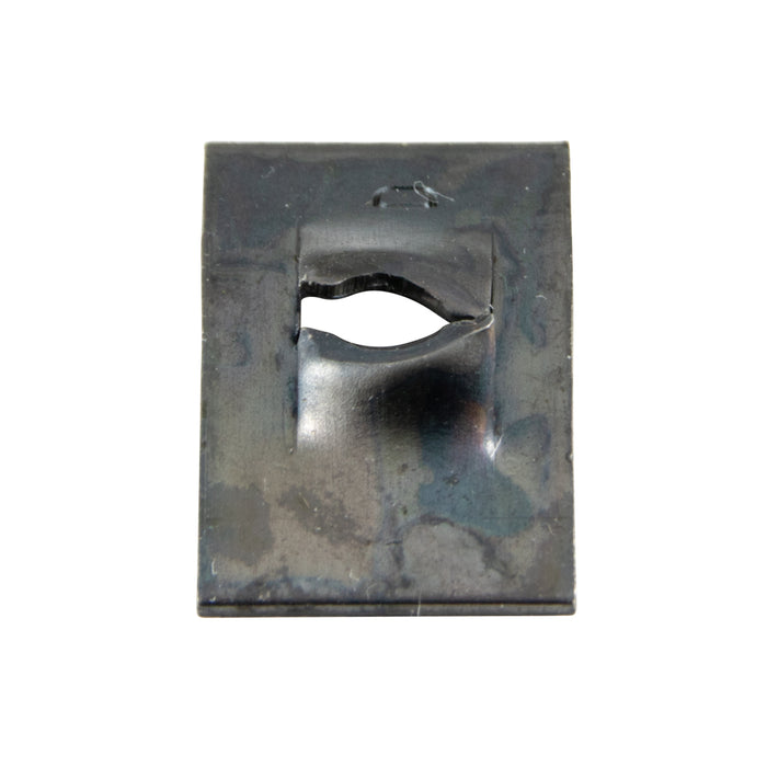 Écrou à ressort de type plat pour vis mécaniques à filetage UNC n° 6-32, en acier à ressort traité thermiquement, finition brute, de la marque Tinnerman®
