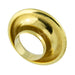 Brass Rolled Rim GRommet 7/8" Hole DIA, Size #6 Brass Plain (Component Of Sn#7376) by Spaenaur Inc.