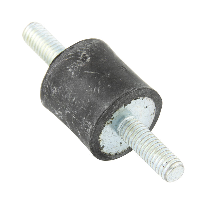 Anti-Vibration Mount, Double-Ended 15mm D x 15mm HT / M4X11mm L Vulcanized Natural Rubber 50-60 Duro by Spaenaur Inc.