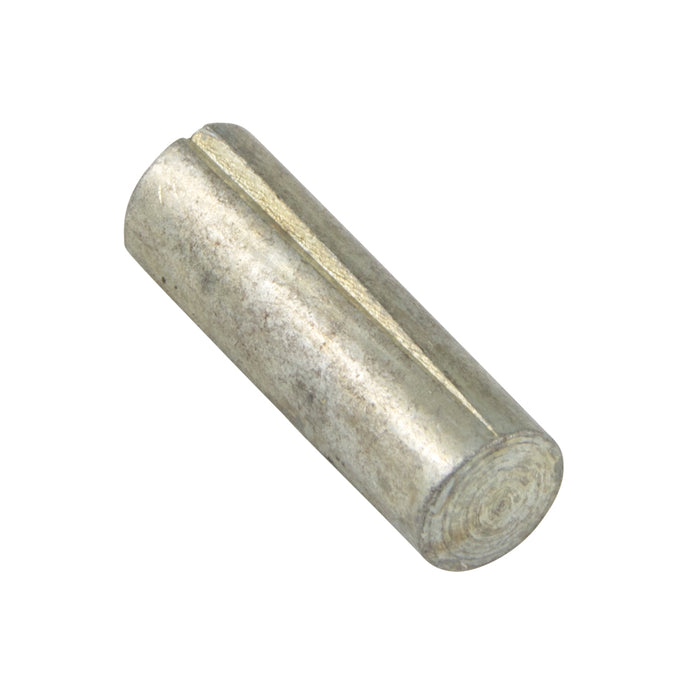 GRoove Pin, Type 1, End GRoove, Full Taper 1/4" DIA x 1" LGTH Low Carb Steel Case Hard Zinc PLTD