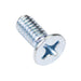 Machine Screw, Flat Head, Phillips Drive, 1/4"-20 UNC x 1-1/2" Length, Steel Zinc Plated Trivalent by Spaenaur Inc.