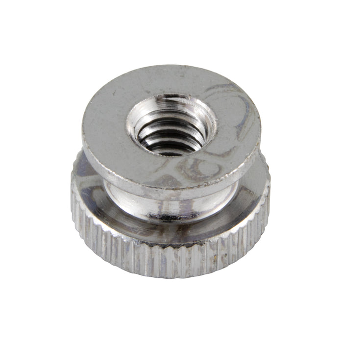 Écrou moleté double rond pour batterie #8-32 UNC (diamètre extérieur 11/32 po x hauteur 7/32 po) en laiton nickelé par Spaenaur Inc.