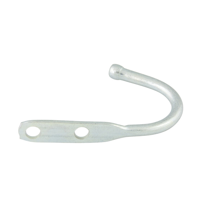 Single Hook 3/16" Hook Wire DIA x 3/4" C to C Steel Zinc Plated by Spaenaur Inc.