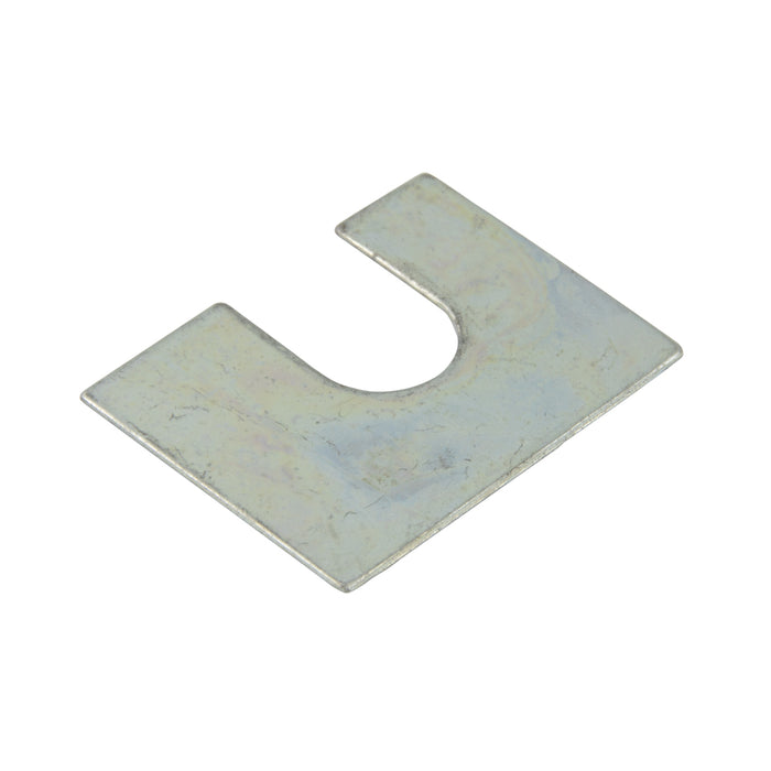 Body Shim, UNIversal, for All Cars 1-3/16" LG x 1-5/8" Wd, 1/8" Thickness, 17/32" Slot Width Low Carbon Steel Zinc Plated by Spaenaur Inc.