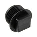 Threaded Pipe Plug, Flanged Sq Head 3/8" - 18 NPT High Density Polyethylene Colour Black by Spaenaur Inc.