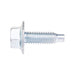Machine Screw, Indented Hex Washer Head, Unslotted Drive, 5/16"-18 UNC x 1" Length, Steel Zinc Plated Trivalent by Spaenaur Inc.