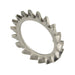 External Overlap tooth Lockwasher, Size M2 (2.2 ID x 4.5 OD x 3 TH) A2 Stainless Steel DIN 6798A/A2 M2 by Spaenaur Inc.
