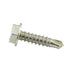 Self-Drilling Screw, Hex Washer Head, #10-16 x 1/2" Length, Aluminum T6-7075 by Spaenaur Inc.