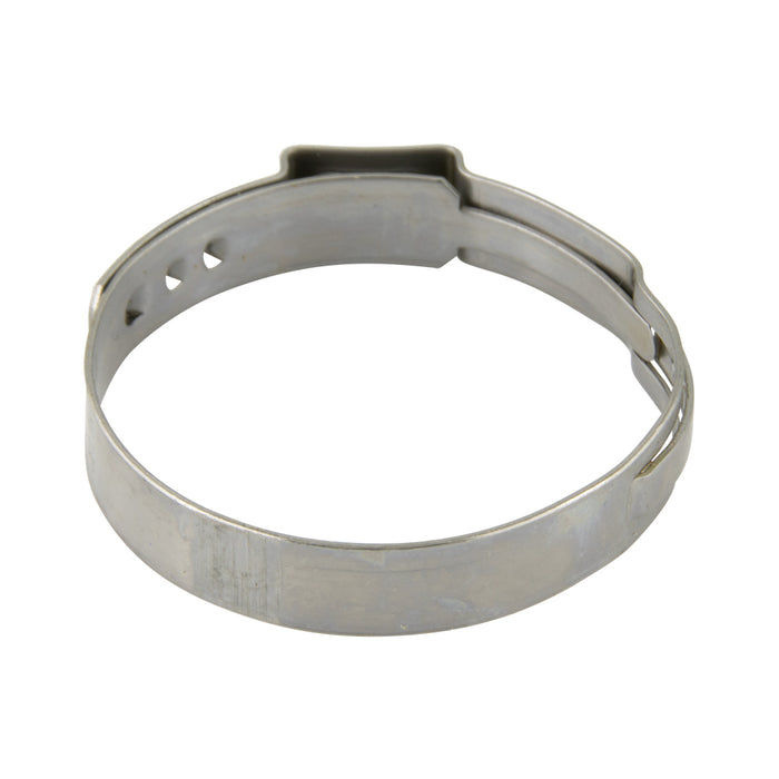 2-Ear Hose Clamp 15/16" (.831"-.984" Range) .394" Width, .0394" Mat Thickness Inner Width Of Ear .2559" 300 Stainless Steel