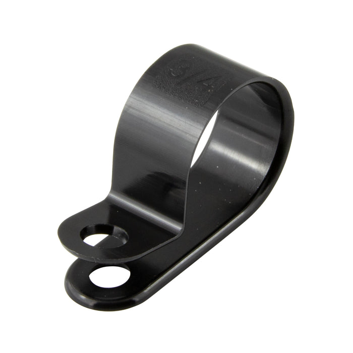 Cable Clamp 5/16" ID x 1/2" Wide Nylon 6/6 Black by Spaenaur Inc.